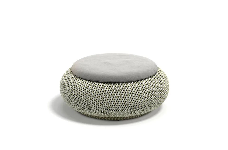 Dedon Atolo footstool, studio photo