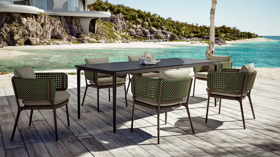 Dedon Bellmonde outdoor furniture, bellmonde  chairs and dining tables