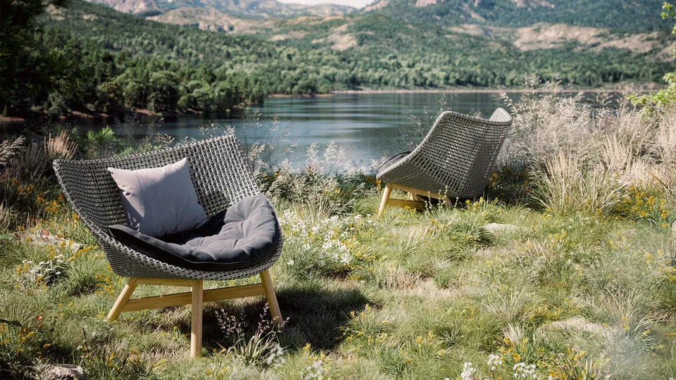 Dedon Mbrace outdoor furniture, mbrace secret lakeside