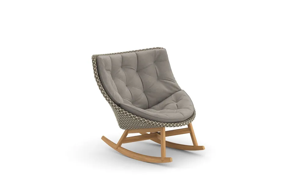 Dedon Mbrace rocking chair, studio photo