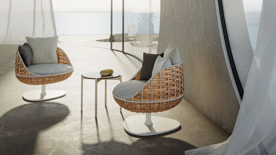 Dedon Swingrest outdoor furniture, swingrest and izon